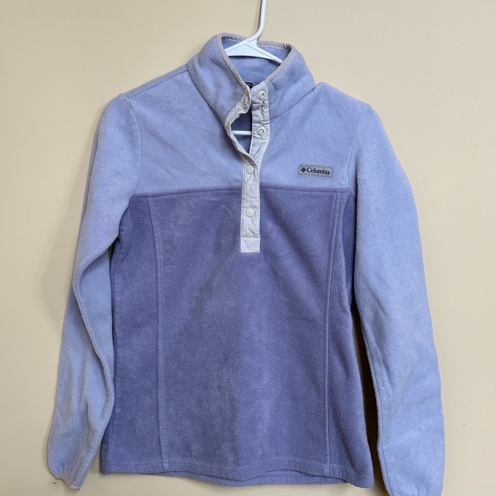 Columbia Purple Fleece Pullover